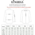 thumbnail image 3 of GHSDFBB Men Regular Fit Basic Lightweight Long Sleeve Pullover Top Mock Turtleneck T-Shirt, 3 of 3