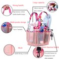 thumbnail image 3 of Shldybc Women Handbag Bathroom Storage Basket Mesh Tote Bag Bath Bag Washing Bag, Summer Savings Clearance, 3 of 9