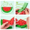 thumbnail image 4 of Juego De Encordado De Sandía De Frutas, Juguetes Educativos Para Edades Tempranas Para Niños, Divertidos Juguetes De Encordado Eigraketly FN005933-00, 4 of 6