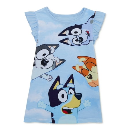 

Bluey Toddler Girls Pajama Nightgown Sizes 2T-5T