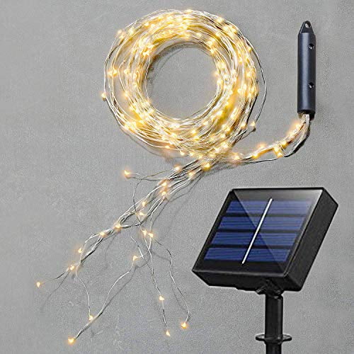 Solar powered waterfall lights Clearance