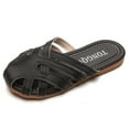thumbnail image 3 of Eashery Sandals for Girl Toddlers Open-toe Casual Black Toddler Sandals Toddler Shoes Black 12.5 Little Kid, 3 of 5