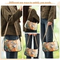 thumbnail image 5 of Lion Head PaintingWomen Small Shoulder Bag Crossbody Tote Hobo Bags Purse Clutch Handbags with Chain Strap for Women, 5 of 7