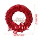 thumbnail image 2 of Puntoco Corona De Decoración Navideña Corona De Navidad Roja,Decoración Hogareña, 2 of 7