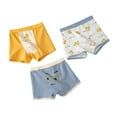 thumbnail image 3 of Hotiary Little Boys Soft Cotton Comfort Panty Childrens' Various Cartoon Patterns Breathable Boxer Briefs (Pack of 3) for 3-11 Years Toddler Kids, 3 of 4