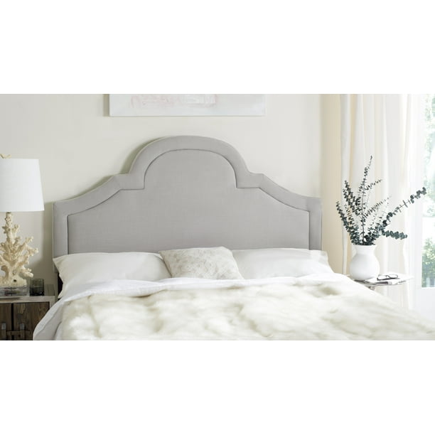 Safavieh Kerstin Modern Glam Arched Upholstered Headboard Walmart Com Walmart Com
