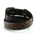 thumbnail image 3 of Ariat A1017202-46 Mens Ostrich Print Hand Tooled Belt, Size - 46, 3 of 6