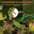 thumbnail image 4 of HLONK Fake Plants Lizards Geckos Cage Decor Imitated Leaves Decor Terrarium Accessory, 4 of 6