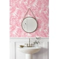 thumbnail image 2 of NextWall Pink Beach Palm Peel and Stick Wallpaper, 2 of 8