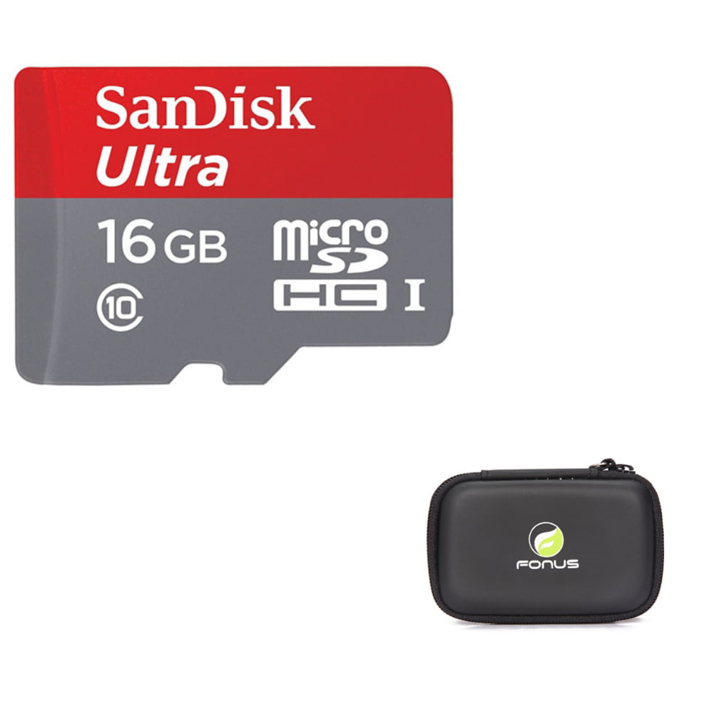 contact clergyman Opposite 16GB Memory Card with Zipper Case (Not a phone case) - Sandisk Ultra High  Speed MicroSD Class 10 MicroSDHC Compatible for Lenovo Tab M10 Plus 10.3 -  LG Power, Q6, Destiny, Transpyre,
