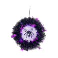 thumbnail image 4 of Adorno colgante de corona artificial, corona decorativa brillante, decoración de Halloween, anillo floral, decoración para año Nuevo, interior y, 4 of 9