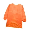 thumbnail image 1 of Kids Waterproof Apron Painting Drawing Eating Smock Bib Orange_M 90-150cm, 1 of 3