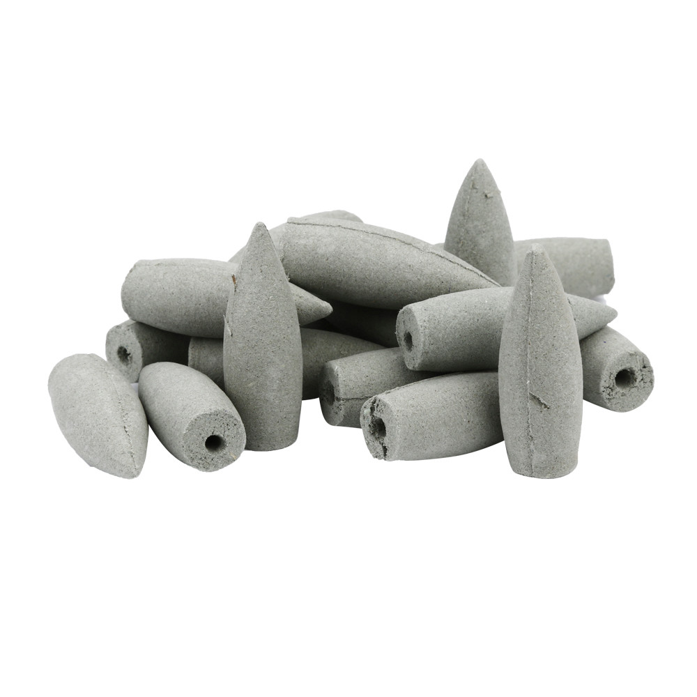 70pcs Smoke Tower Cones Bullet Backflow Incense Hollow Cone