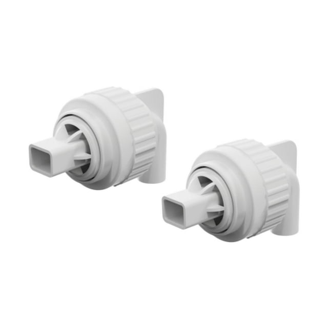 Conector de boquilla de de para (2 piezas), accesorio de plomería para salida de agua, giratorio, resistente, para peceras.