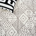 thumbnail image 6 of SAFAVIEH Casablanca Santana Diamond Area Rug, Ivory/Brown, 5' x 8', 6 of 8