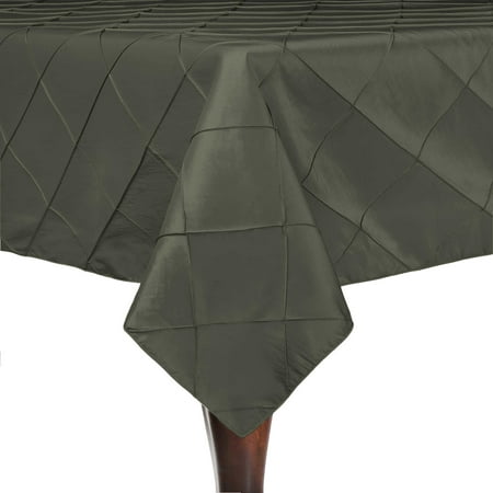 

Ultimate Textile (3 Pack) Embroidered Pintuck Taffeta 72 x 108-Inch Rectangle Tablecloth Aspen Mist