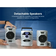 Emerson EPB-4000 Portable CD & Cassette Stereo Boombox with AM/FM Radio, Black