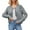 Gray, variant on Summer Blazers Long Cardigans for Women Buttons Open Front Long Sleeves Lightweight Fall Sweaters (Beige,L)