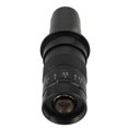 thumbnail image 5 of Objetivo de cámara de microscopio de video industrial, enfoque ajustable, lente de microscopio monocular 10A, negro, 5 of 5