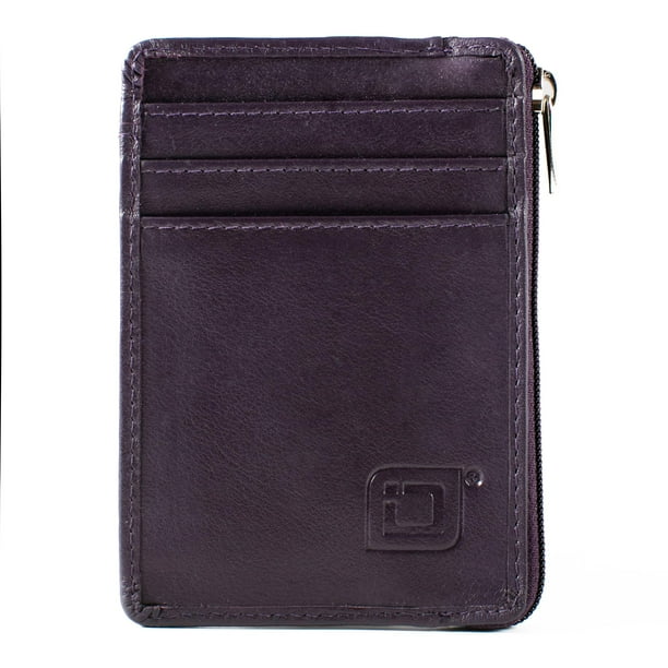 ID Stronghold ID Stronghold Leather RFID Minimalist Wallet with ID