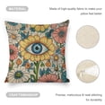 thumbnail image 4 of flower patternlinen throw pillowcase decoration pillowcase gifting preferred 20x20 inch cushion cover 2 sets sofa pillowcase sofa bedroom living room car, 4 of 8
