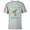 Athletic Heather, variant on Yoda Best Hermana Yoda Chibi Familia Spanish- Short Sleeve T-Shirt for Kids - Customized-Red