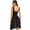 Black, variant on Womens Single Shoulder Strap Dance Leotard Dress Mesh Split Lyrical Dancewear