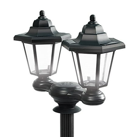 Ideaworks 3 IN 1 SOLAR LED LAMP POLE Black - Walmart.com