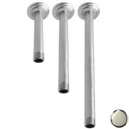 

1/2 in. IPS x 36 in. Ceiling Mounted Shower Arm with Flange in Polished Nickel
