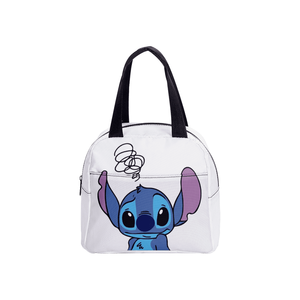 Stitch Lunch Bags for Kids Portable Cute Cartoon Lunch Box Reusable Lunch Bag for Women and
