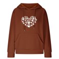 thumbnail image 4 of DPTALR Women Print Round-Neck Long Sleeve Loosen Single Sweatshirt Tops Pullover Blouse, 4 of 4
