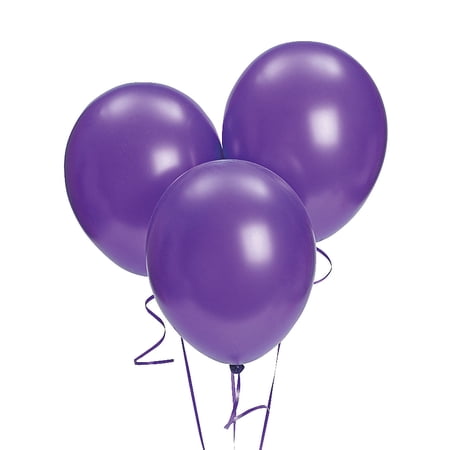 Bulk 144 Pc. Purple Metallic 11 Latex Balloons