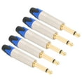 thumbnail image 3 of Tbest Durable 6.35mm Plug, Mono Audio Cable Plug, For Electric Guitar Audio Cable Microphone Audio Cable Home DIY Welding Sound Card Audio Cable, 3 of 8