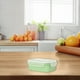 thumbnail image 5 of Caja Dispensadora de Queso | Organizador de Frutas con Tapa Abatible para Refrigerador | Recipiente Hermético de Plástico para Almacenar Especias, Jengibre, Ajo y Más | Contenedor Compacto para Alime, 5 of 6