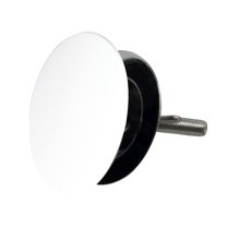 Westbrass D202-50 2" Brass Kitchen Sink Hole Cover Plate, Powder Coat White