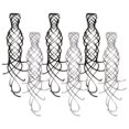 thumbnail image 1 of Tourbillons Chatoyants&44; Noir & Argent - Pack de 6, 1 of 1