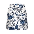 thumbnail image 6 of Noric Women's Spring Summer Mini Skirt Floral Print A-Line Slim Fit High Waisted Casual Zipper Fashion 2026, 6 of 7
