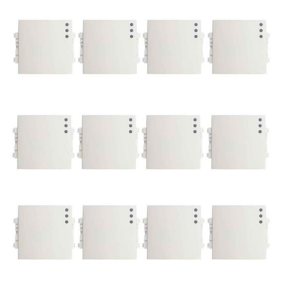 Apagador Sencillo Igoto B5251-B Blanco 12 Piezas