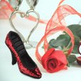 thumbnail image 4 of Fashion High Heel Shoe Jewelry Display Stand for Storage Dark Red, 4 of 9