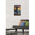 thumbnail image 2 of Vincent Hie - Unicorns On A Beach Wall Poster, 14.725" x 22.375", Framed, 2 of 3