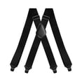 thumbnail image 5 of SGFCWSX Men 3.5cm Strap Cli, X-Type Elastic Formal Adjustable Suspenders Casual Black, 5 of 6