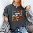 thumbnail image 2 of Unisex Social Worker Graphic T-Shirt, Sizes S-5XL, Tbun, 2 of 5