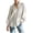 White, variant on Women Ruffle Collar V Neck Blouse Puff Lantern Long Sleeve Texture Shirt White S