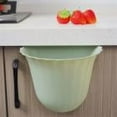 thumbnail image 4 of Wall Mounted Kitchen Trash Bin | Cabinet Door Hanging Waste Basket | Plastic Perforated Design | Space Saving for Bathroom & Sink | 1-Pack, 4 of 7