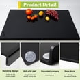 thumbnail image 4 of EVER BETTER Large Acrylic Cutting Board with Lip Non Slip 17.5"L x 13.4"W Black BPA-Free & Food-Safe Kitchen Tool | Perfect for Protecting Countertops | Versatile & Easy to Clean, 4 of 8