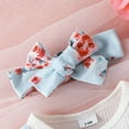 thumbnail image 4 of Fsqjgq Baby Girl Clothes Cute Easter Dresses for Girls Boho Girls Long Sleeve Dress Blue Toddler Girls Long Sleeve Floral Prints Princess Dress Dance Party Dresses Clothes 24M, 4 of 7