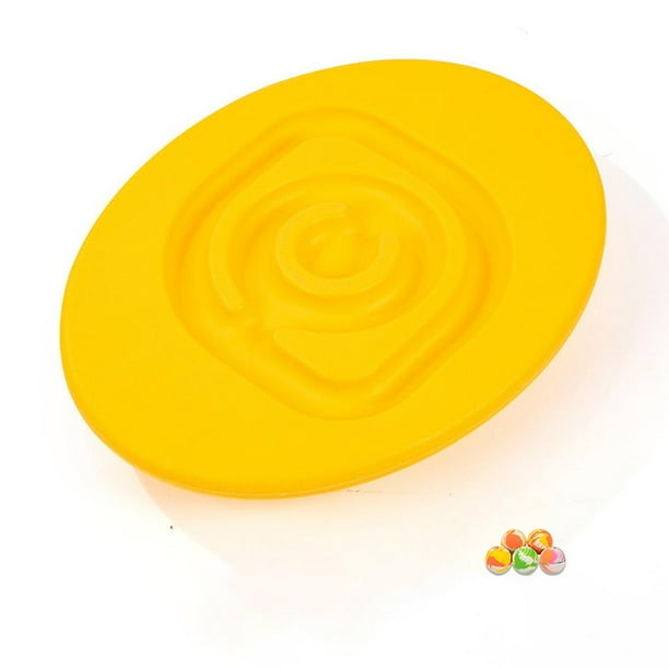 Juguete de Integración Sensorial de Fitness Yotijar Balanceo Tabla de Equilibrio Ejercicio Amarillo