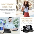 thumbnail image 5 of Case for iPhone 14 Pro Max, Flip Leather Wallet Case with 10 Card Slot Holder Zipper Pocket Kickstand Magnetic Closure Shockproof Flip Folio Cover for iPhone 14 Pro Max 5G 6.7 inch 2022 (Black), 5 of 9