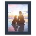 thumbnail image 2 of Modern Real Wood 6x8 inch Picture Frame in Navy, 2 of 8