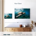 thumbnail image 4 of Elephant Stock Maui Turtle Wall Art - Horizontal Canvas Wall Art - Living Room Wall Decor - Animal Canvas - Teal And Green Decor - 12" x 8", 4 of 8